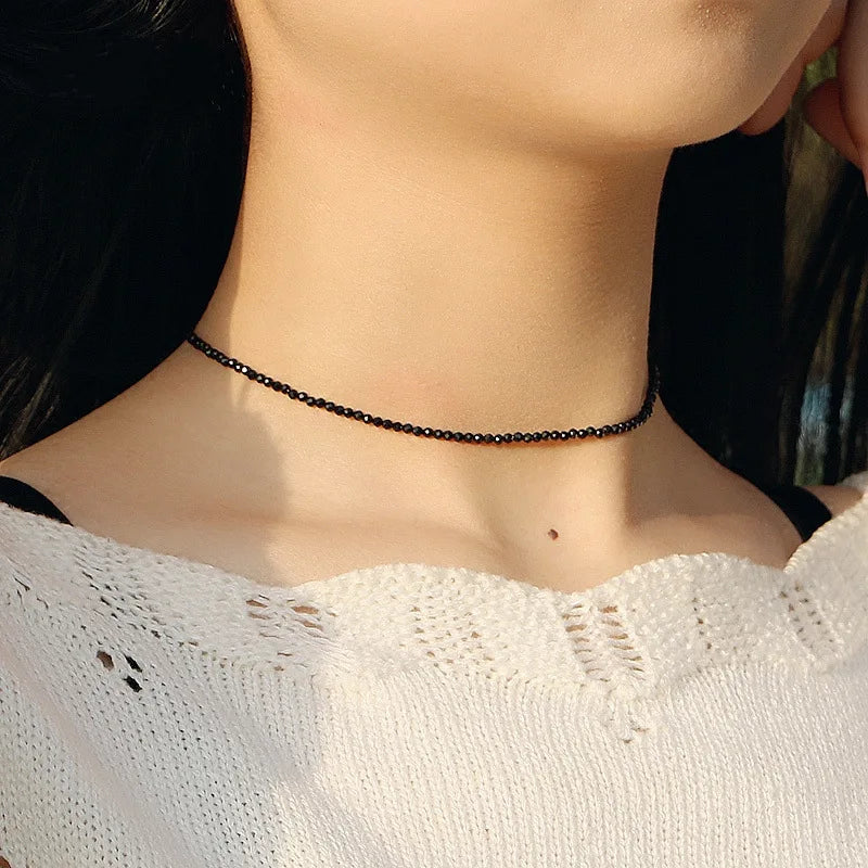 Onyx Bead Choker
