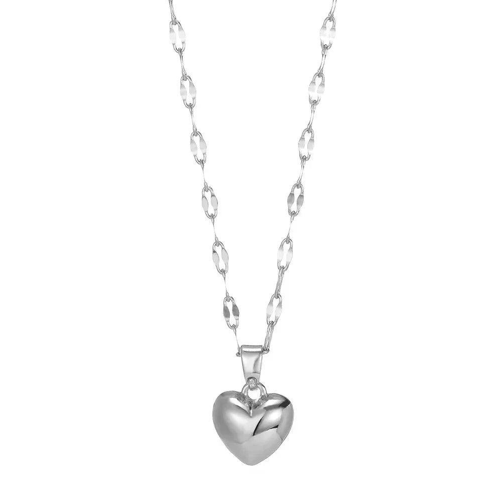 The Ruched Heart Pendant