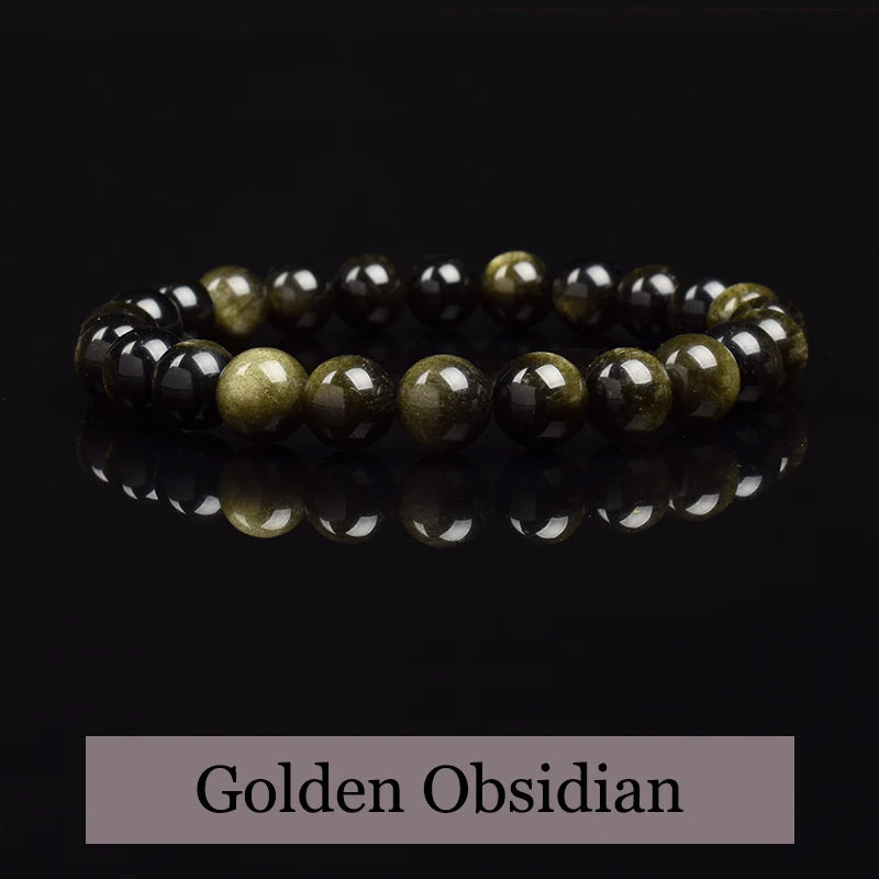 Solar Obsidian Bracelet
