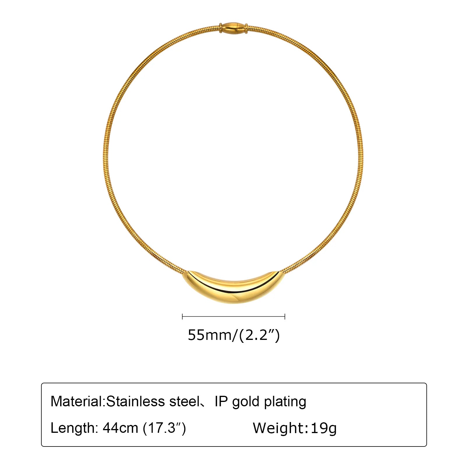 Torque Cuff Necklace