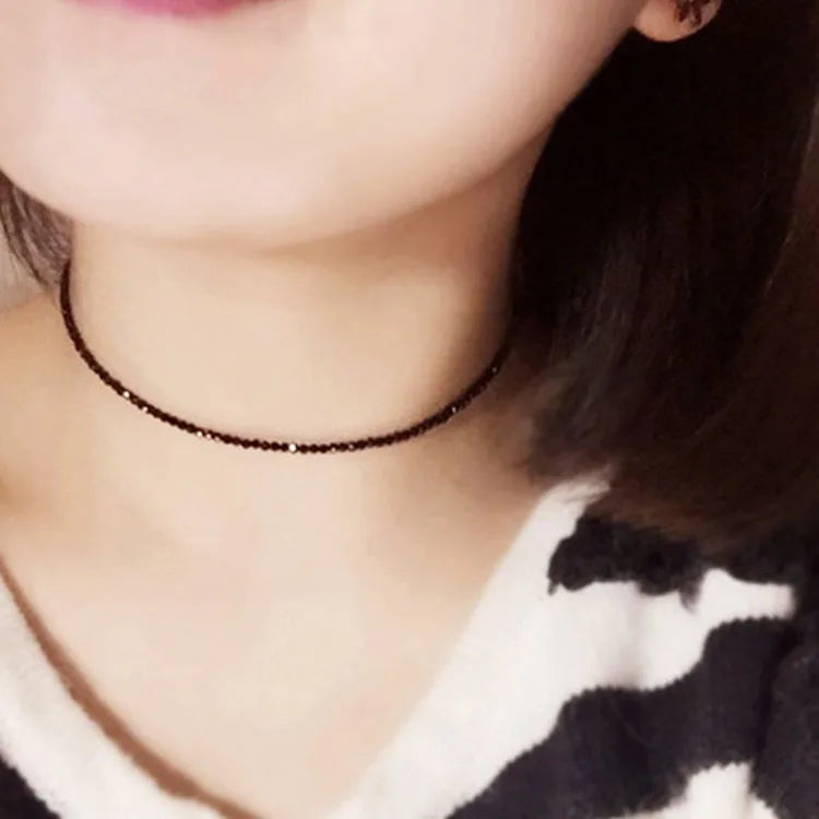 Onyx Bead Choker