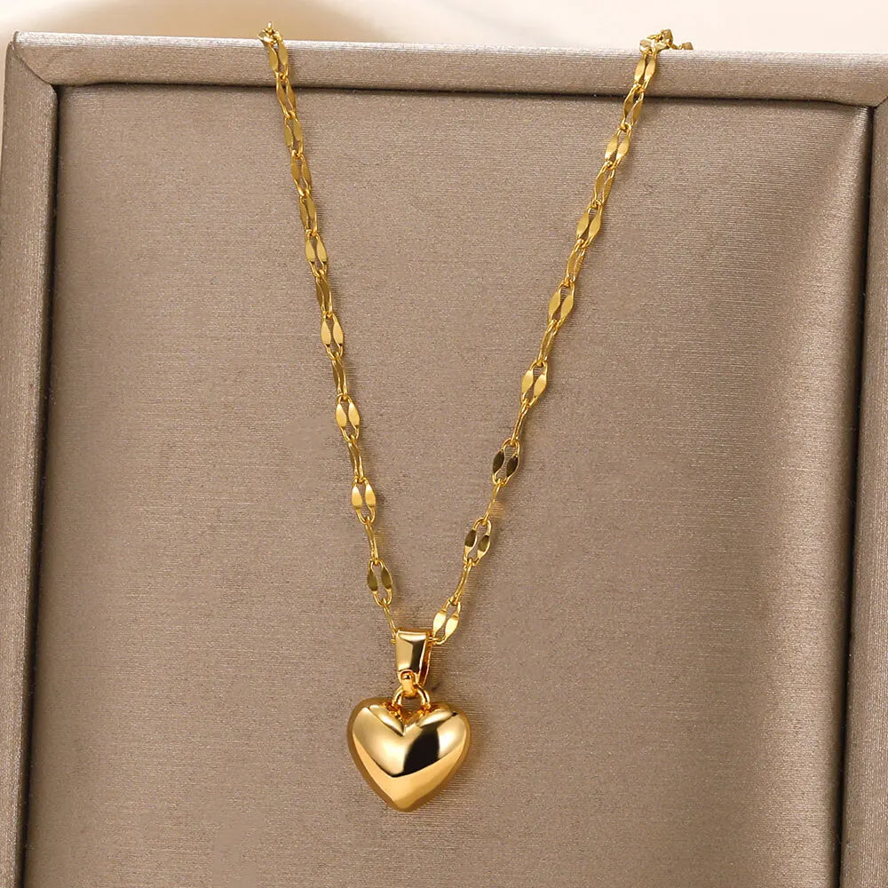 The Ruched Heart Pendant