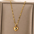 The Ruched Heart Pendant