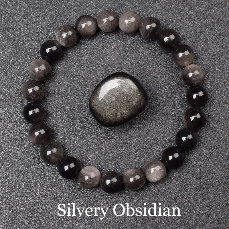 Solar Obsidian Bracelet