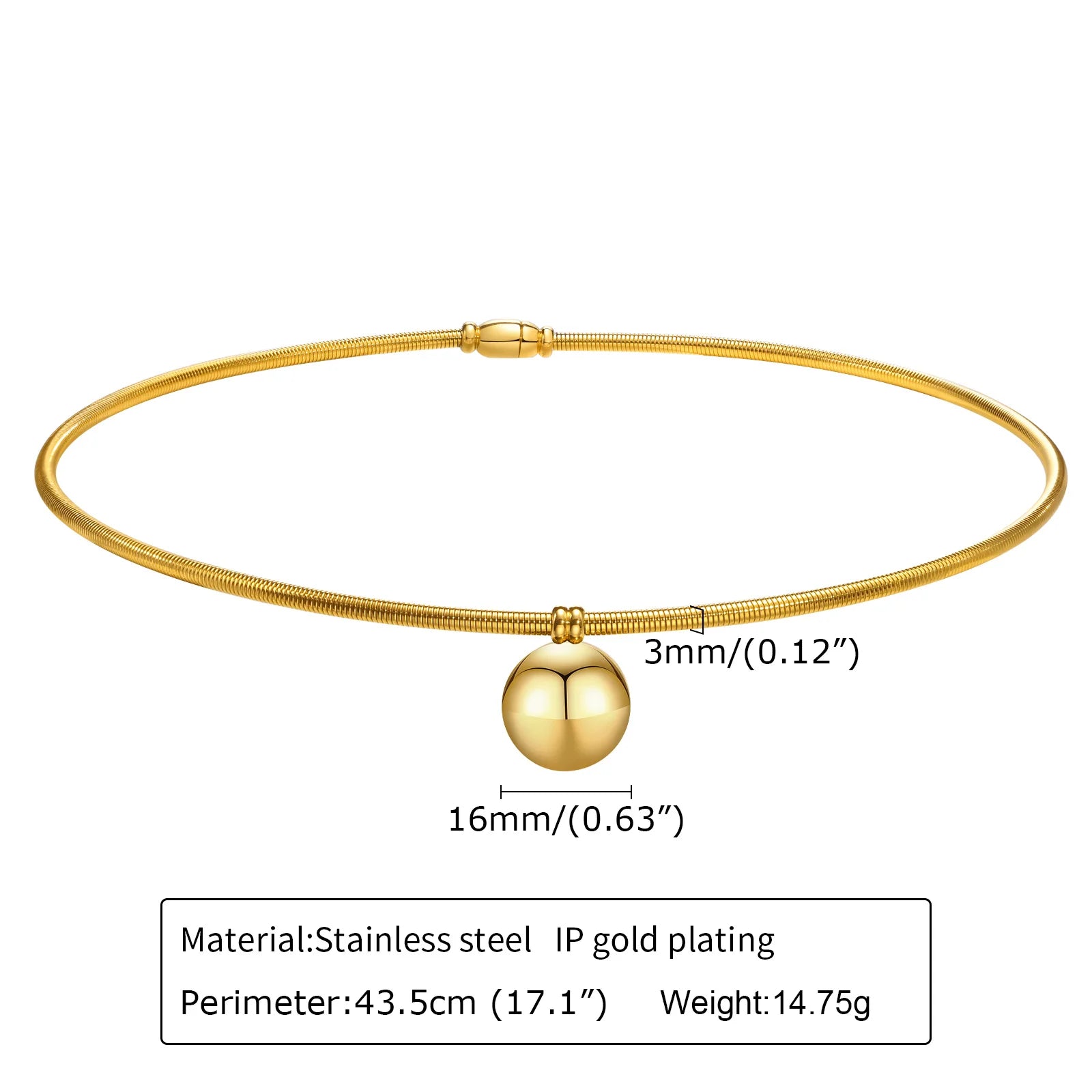 Torque Cuff Necklace