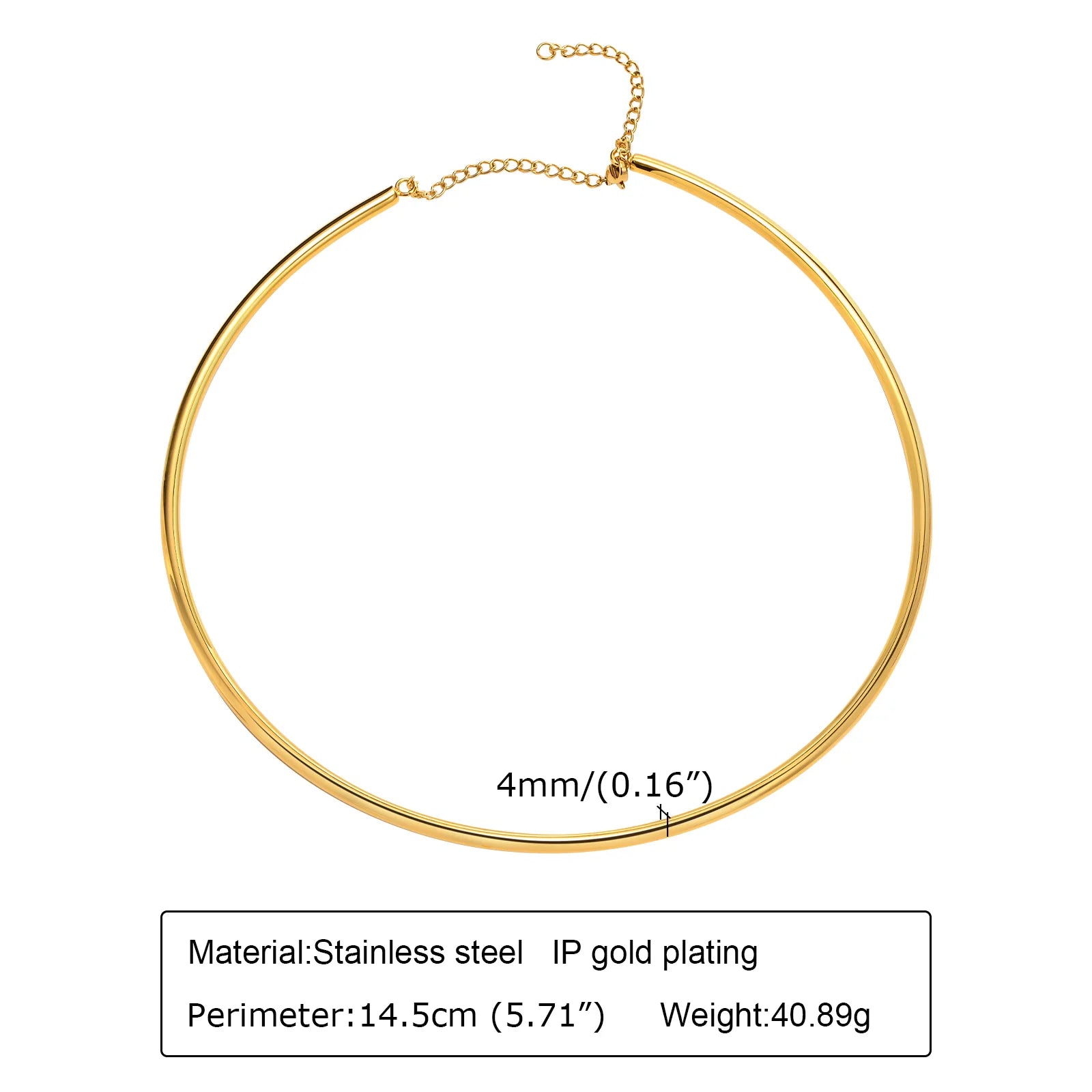 Torque Cuff Necklace