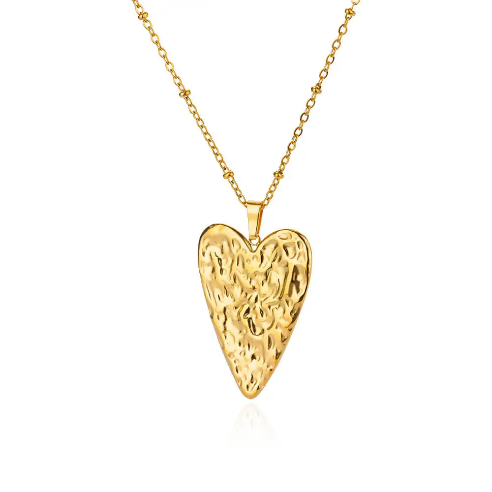 The Ruched Heart Pendant