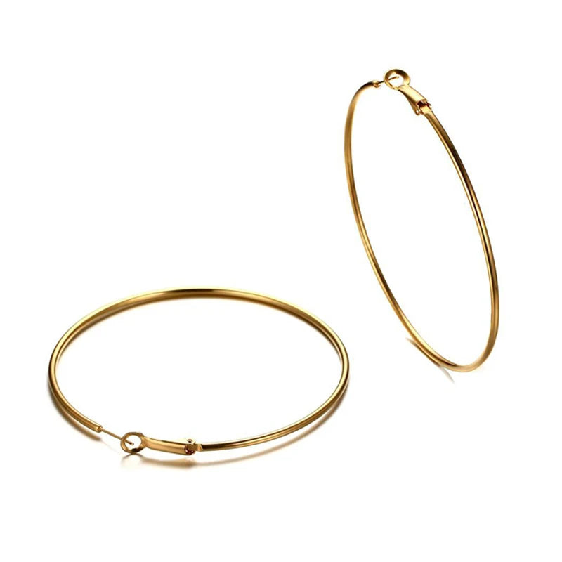 Wide Circle Hoop Collection