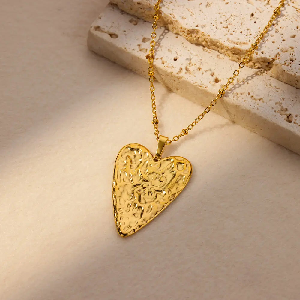 The Ruched Heart Pendant