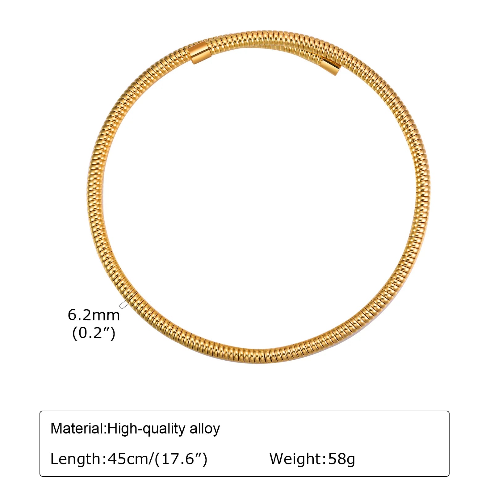 Torque Cuff Necklace