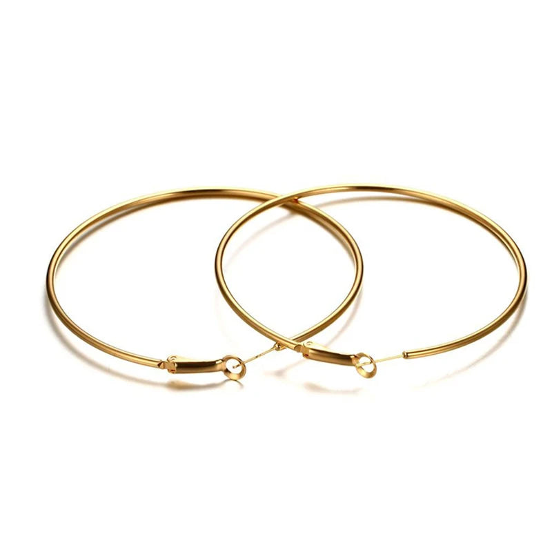 Wide Circle Hoop Collection